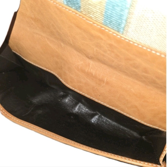 RARE Authentic Gucci Amalfi Beige and Brown Cloth Wallet with Silver Accent EUC - Picture 7 of 9